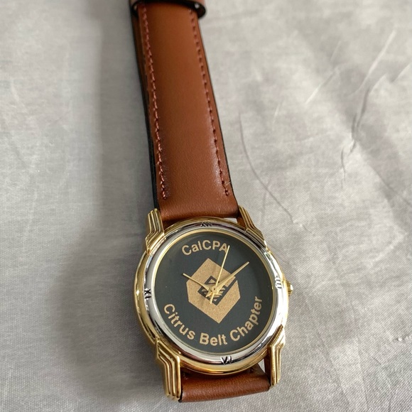 CAL CPA Citrus Belt Chapter Vintage Leather Watch TimeCaL Japan Quartz - Picture 7 of 7